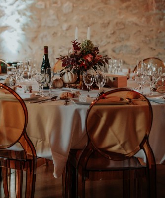 Decoration table mariage C&A Domaine Le Castelet